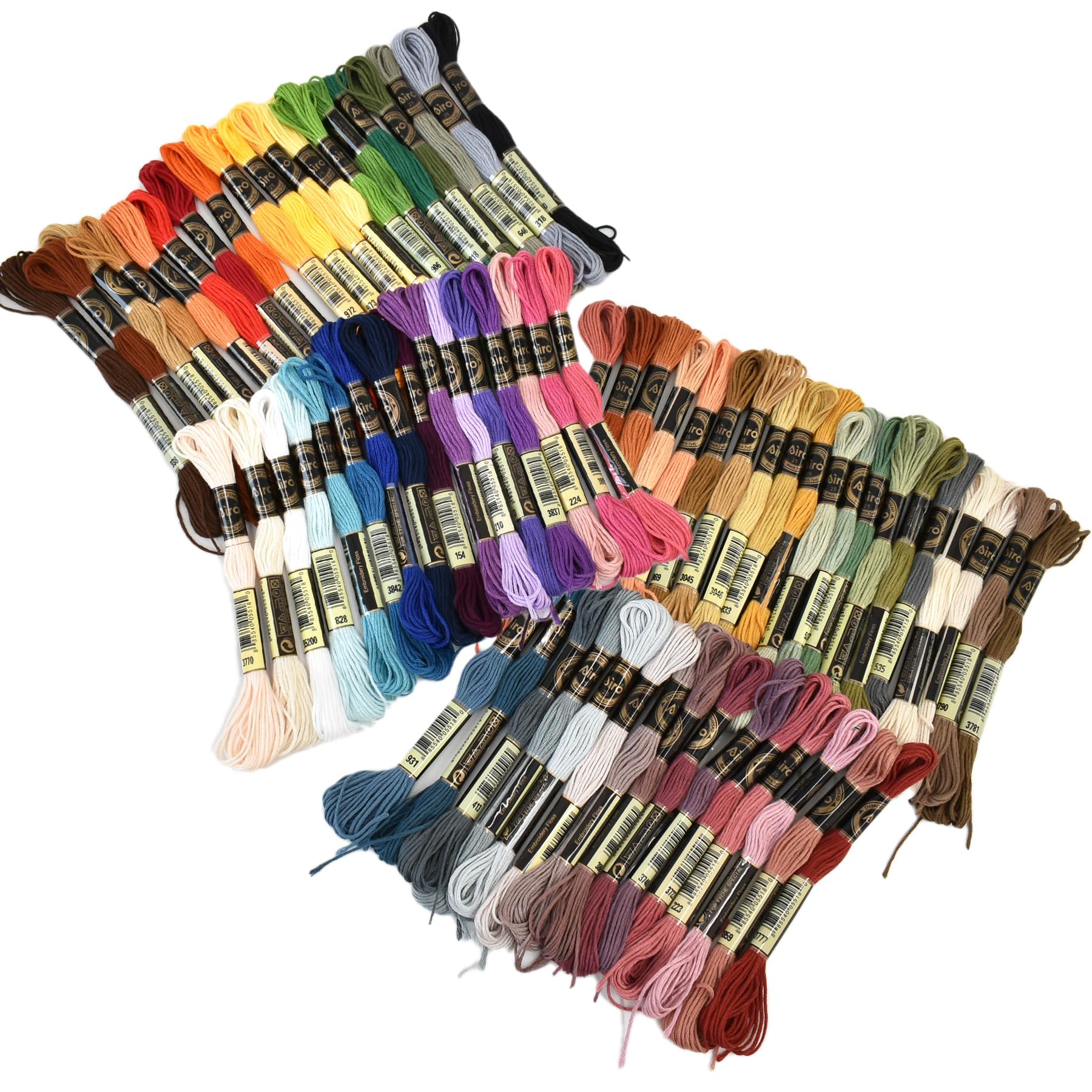 Amazon.co.jp: MYmama 25番刺繍糸 8m×35色 アソートセット