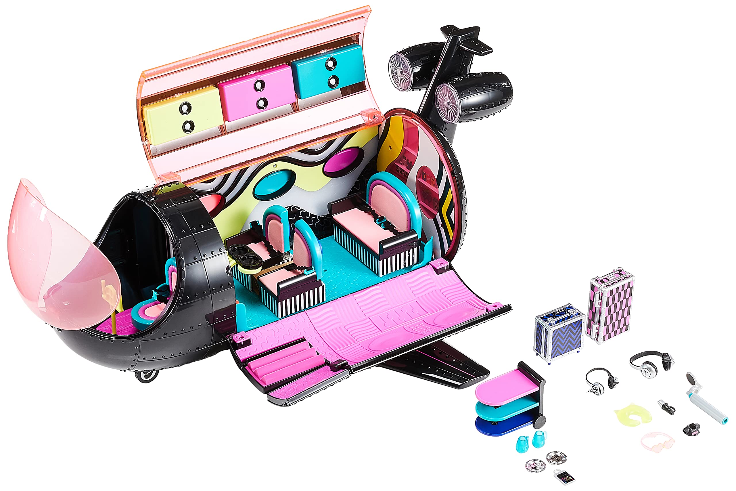 Amazon.co.jp: LOL Surprise OMG Remix 4-in-1 Plane Playset