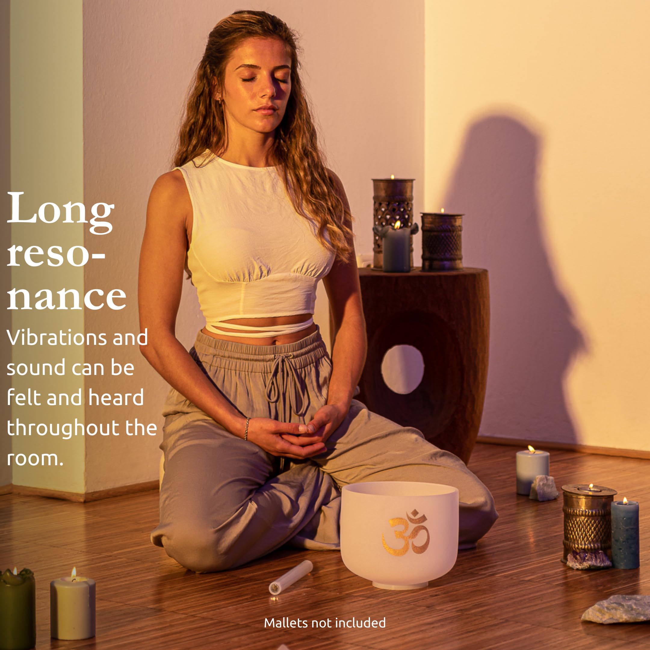 Amazon.com: Meinl Sonic Energy Crystal Singing Bowl 8