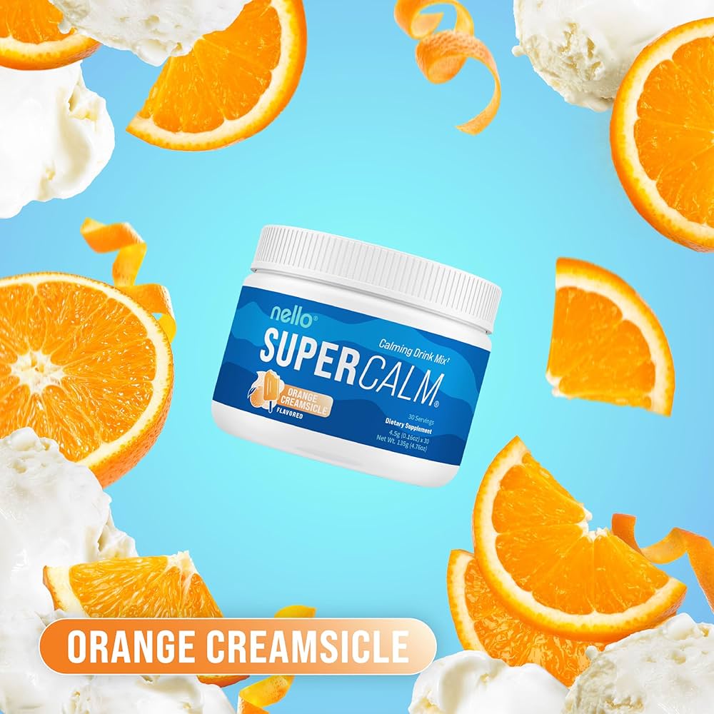 Amazon.com: Nello Supercalm Powdered Drink Mix Tub, Cortisol