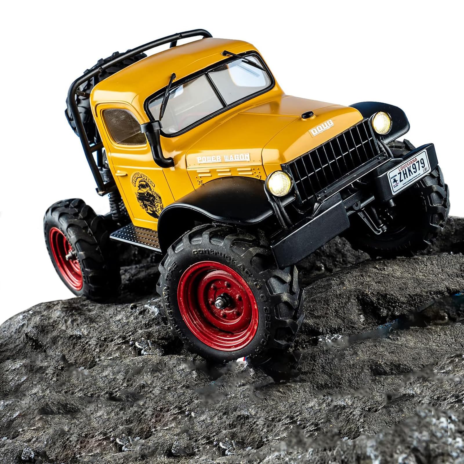 Amazon.com: EAZYRC FMS FCX24 Power Wagon 1/24 RC Crawler, Brushed