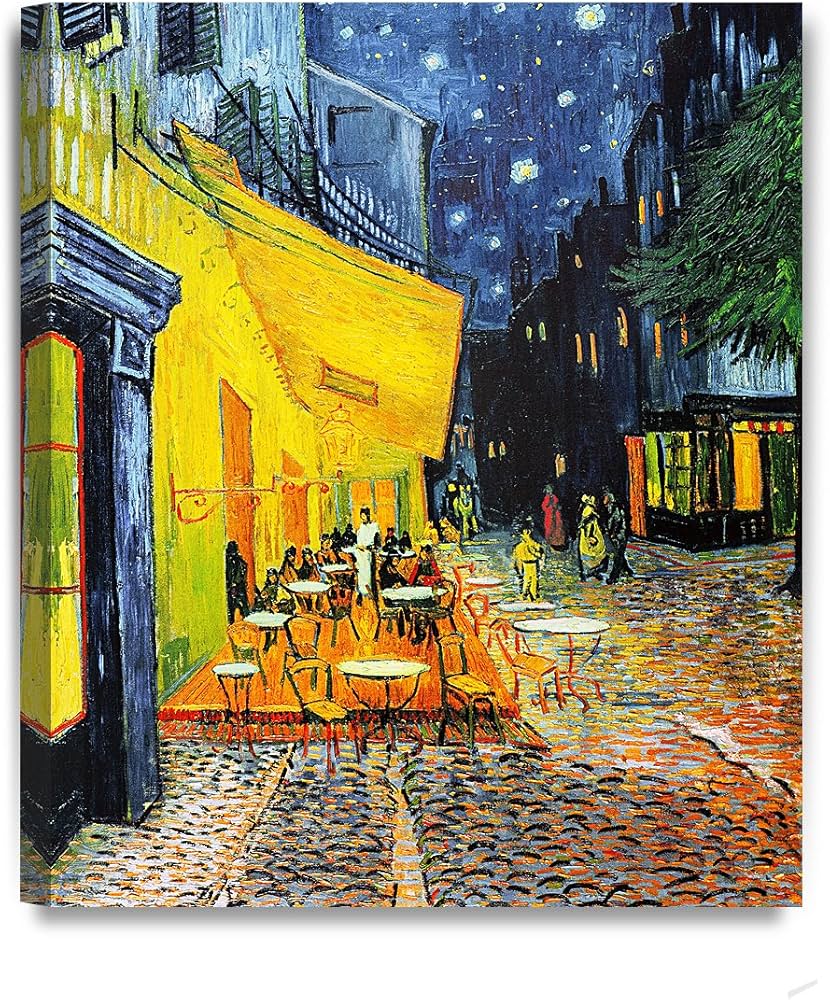 Amazon.co.jp: DecorArts - 「夜のカフェテラス」フィンセント・ファン