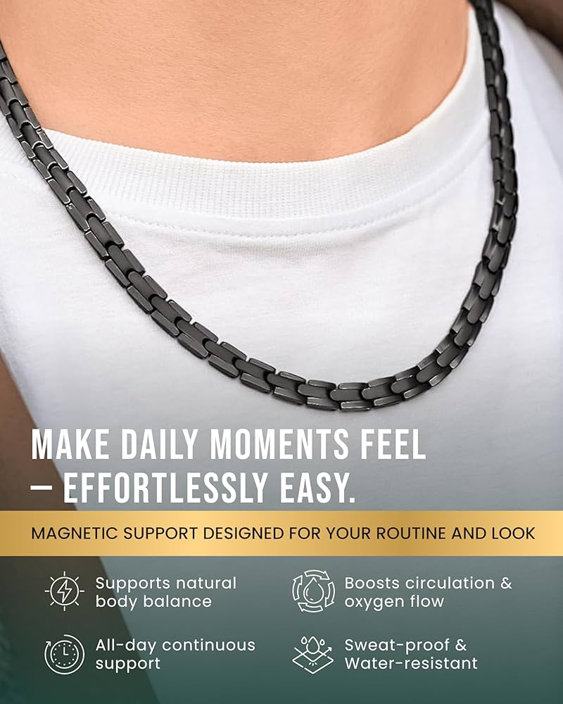 Amazon.com: MagnetRX Titanium Magnetic Necklace – Ultra Strength
