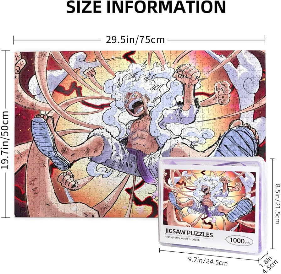 Amazon.co.jp: 1000ピース ジグソーパズル ワンピース ルフィ One