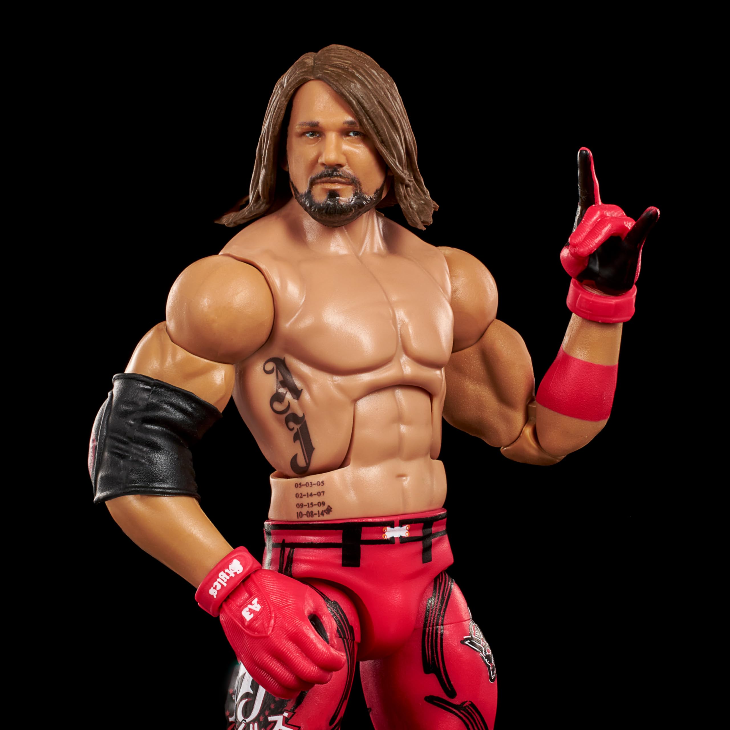 Amazon.co.jp: Mattel WWE AJ スタイル エリートコレクション