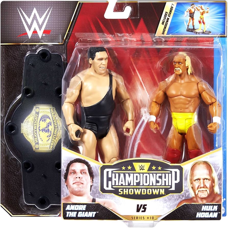 Amazon | Mattel Hulk Hogan vs Andre The Giant Championship
