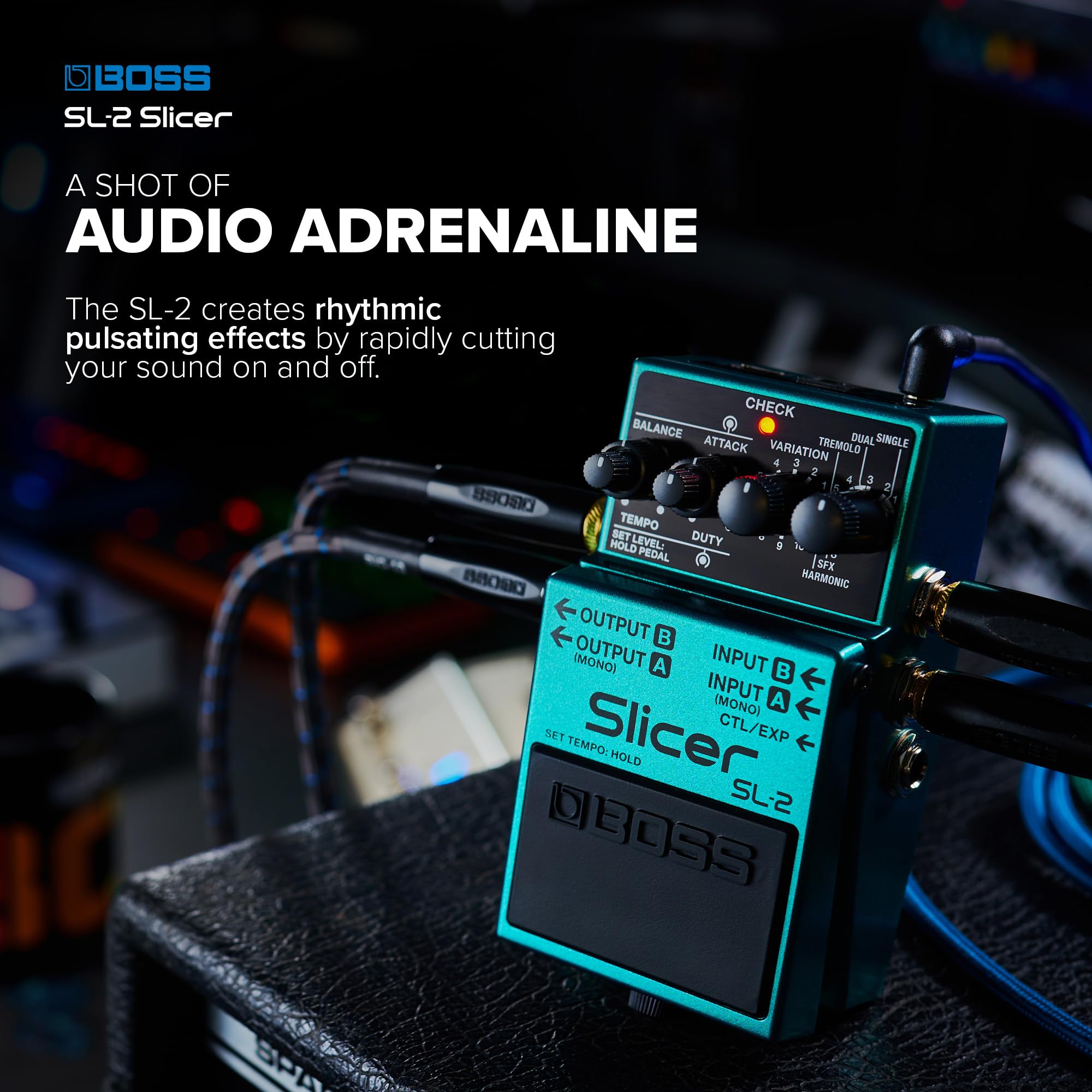 Amazon.com: Boss SL-2 Slicer Audio Pattern Processor Pedal