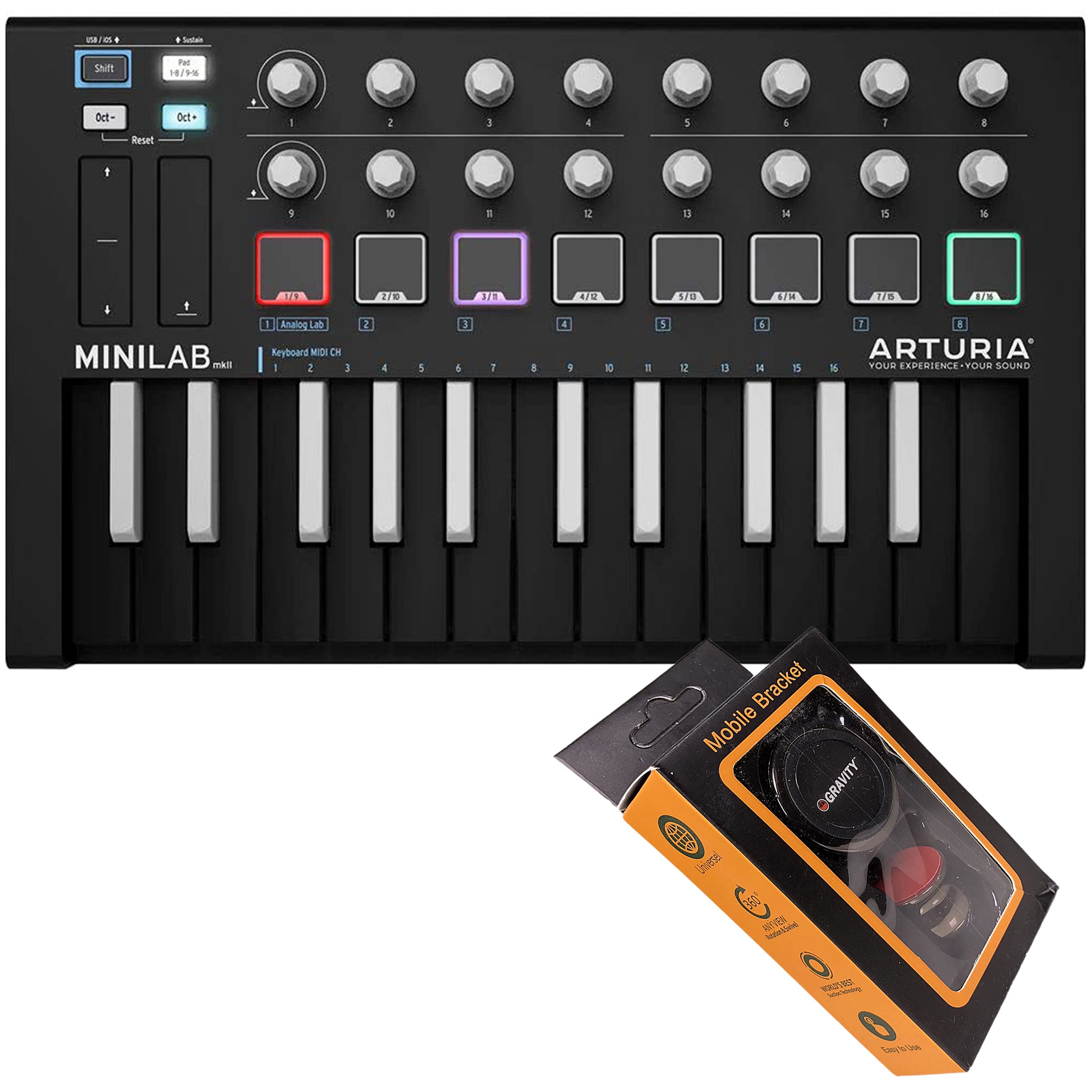 Amazon | Arturia MiniLab MKII ミニハイブリッドキーボード