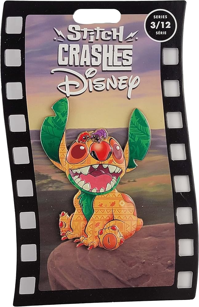 Amazon.com: ornaments Stitch Crashes Disney Pin Lion King