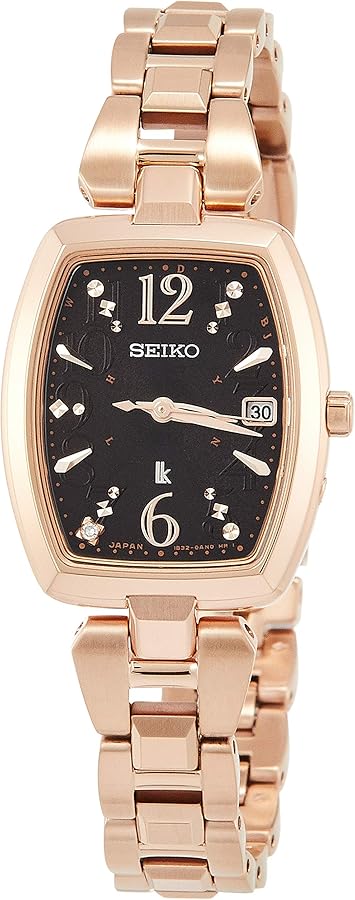 Amazon.co.jp: [ルキア]LUKIA 腕時計 LUKIA ソーラー電波 ブラウン