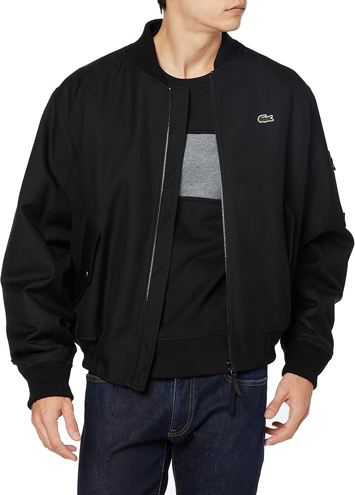 Amazon | [ラコステ] アウター [公式] ブレンドウールボンバー
