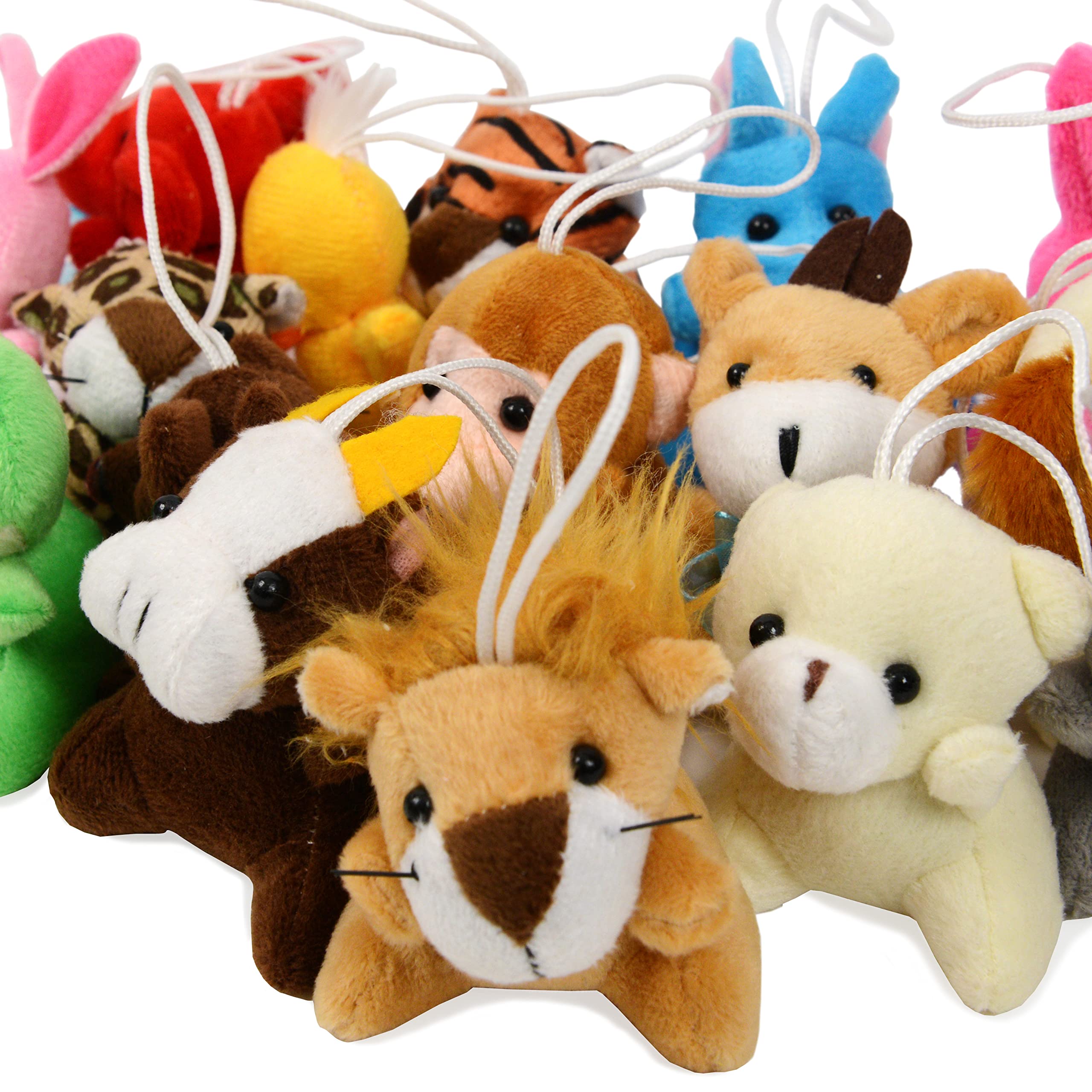 Amazon.co.jp: Maliweg ミニアニマルぬいぐるみセット 16個パック