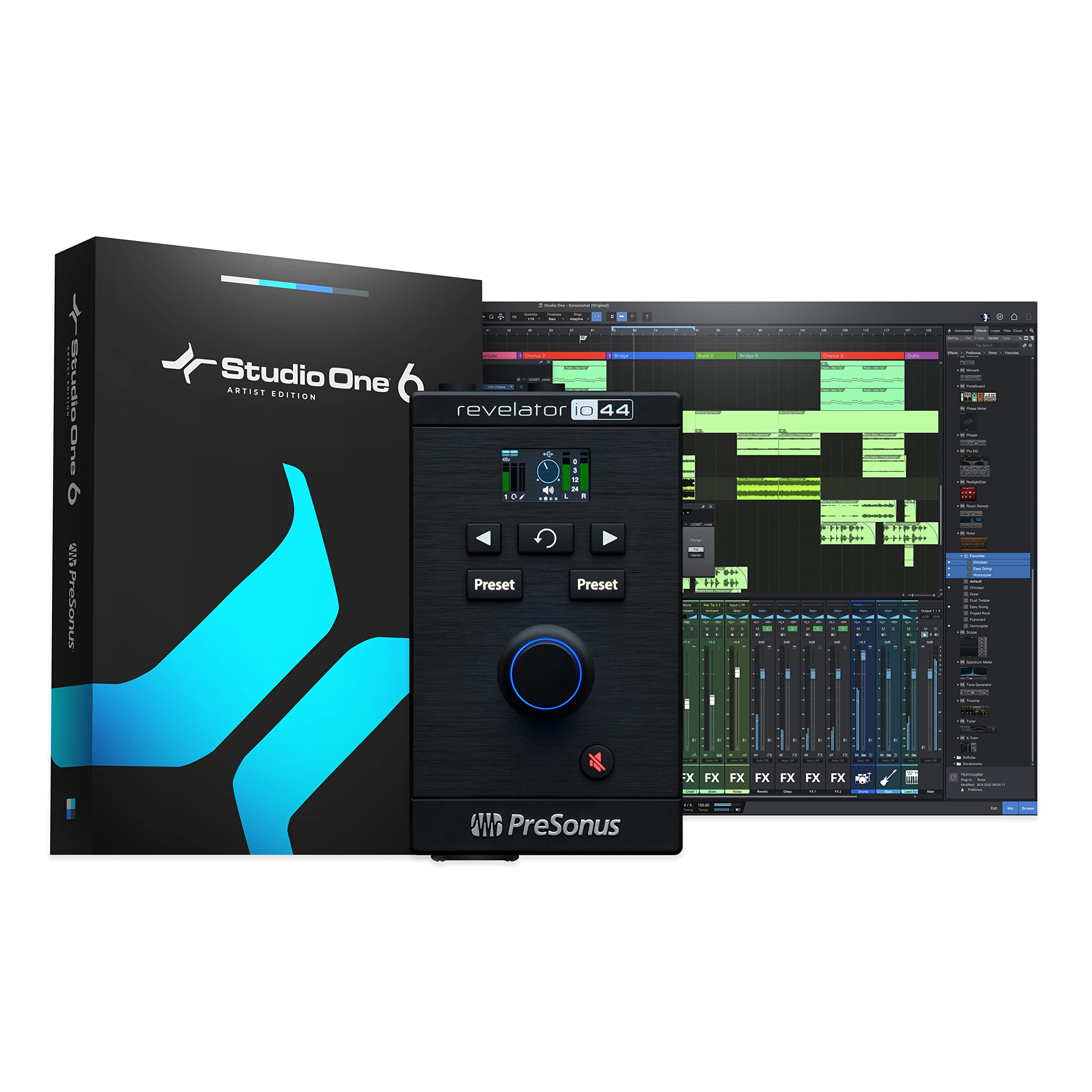 Amazon.com: PreSonus Revelator io44 USB-C Audio Interface for