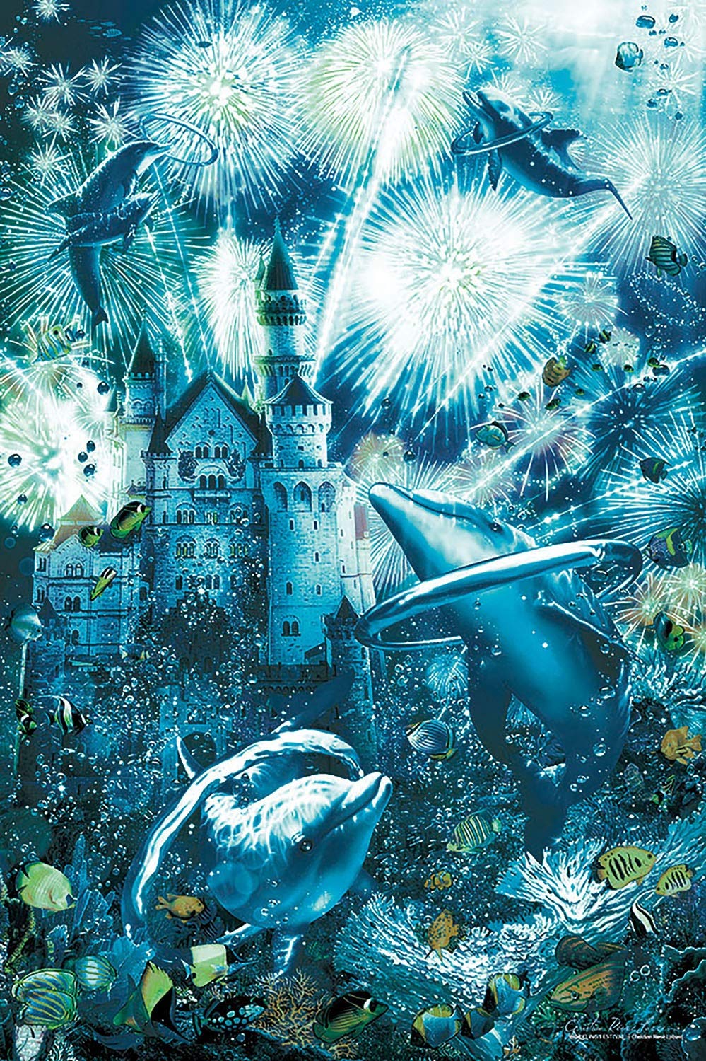 Amazon.co.jp: 1000ピース ジグソーパズル ラッセン スパークリング