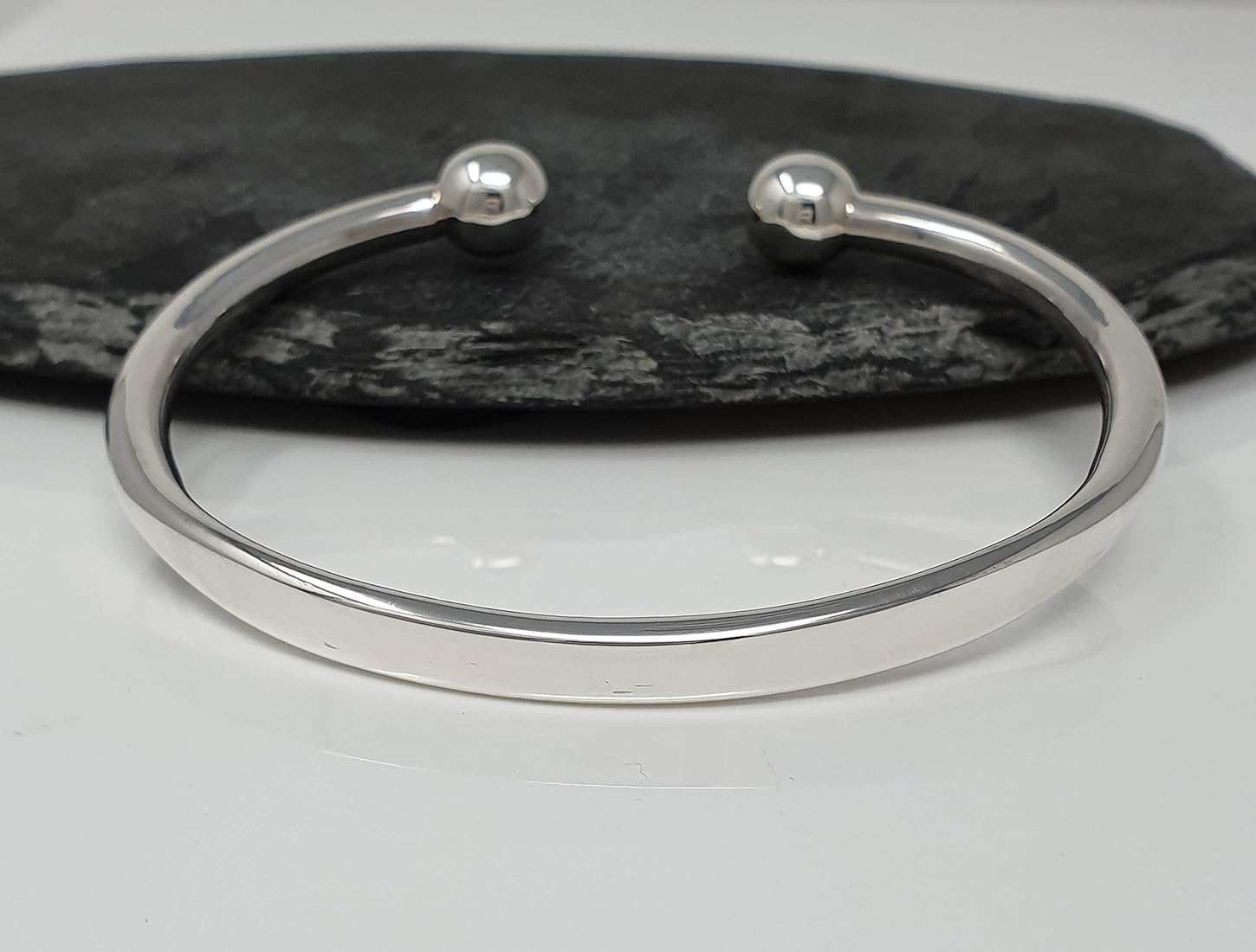 Buy Mens Torque Bangle Bracelet - Solid Heavy 925 Sterling Silver