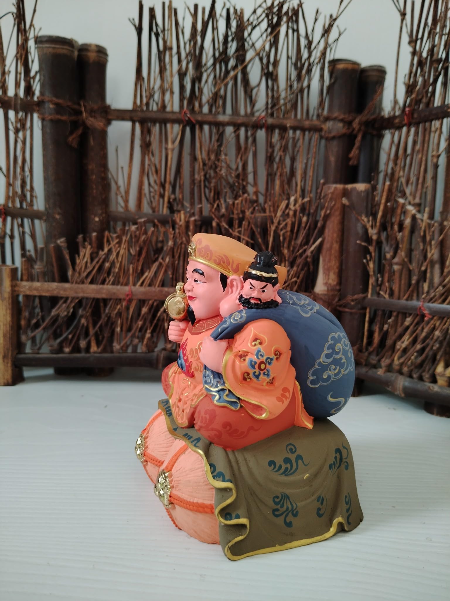 Amazon｜仏像 大黒天様像 三面大黒天 置物 開運招福七福神 大黒天