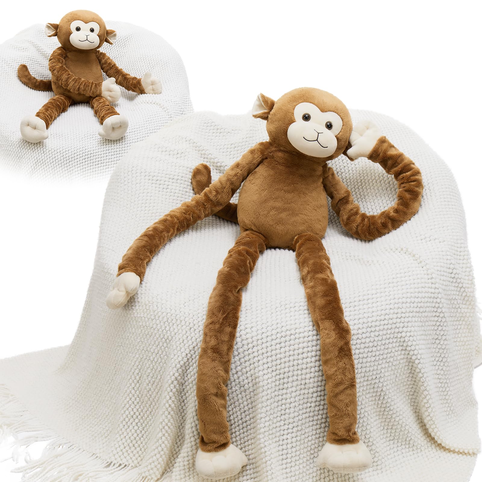 Amazon.com: MorisMos Big Monkey Stuffed Animal Plush Toy, 23.6