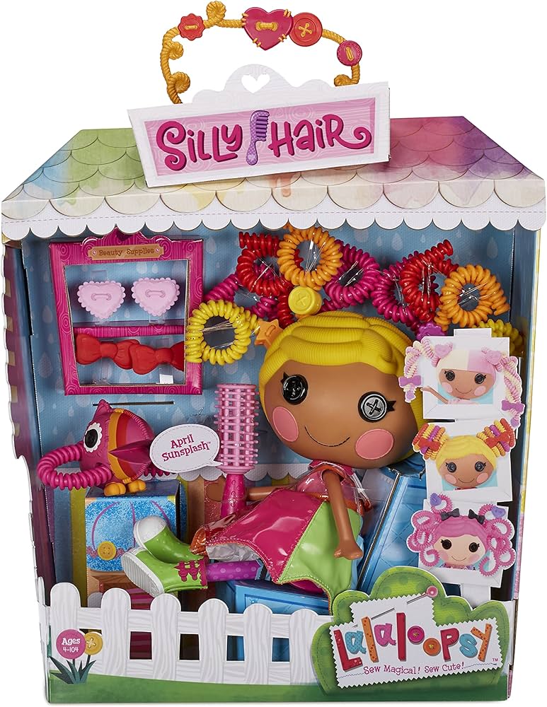 Lalaloopsy Silly Hair Doll - April Sunsplash with Pet Toucan, 13