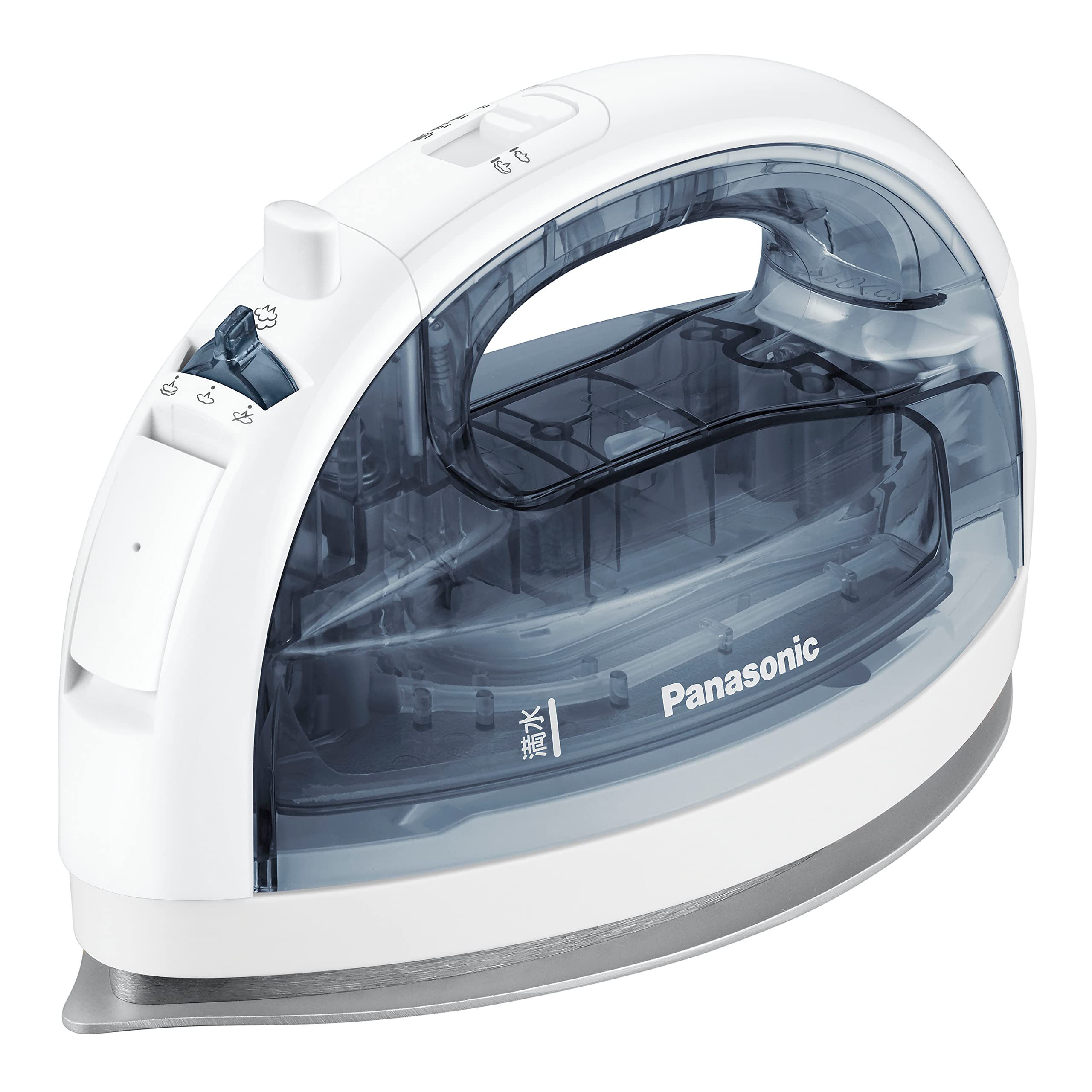 Amazon | パナソニック コードレススチームWヘッドアイロン クリア