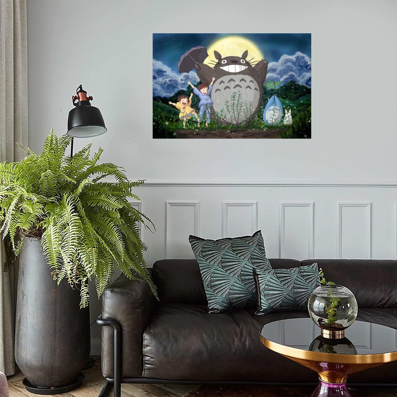 Amazon.co.jp: SUBCAI 日本アニメ となりのトトロ ポスター 宮崎駿