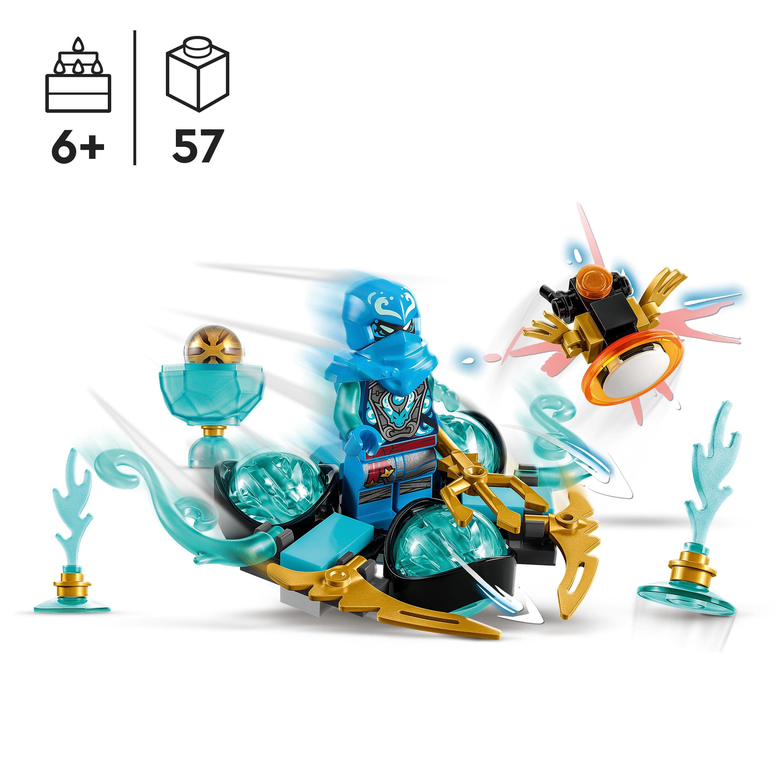 Amazon.com: Lego 71778 Ninjago Spinjitzu Drift The Power of The