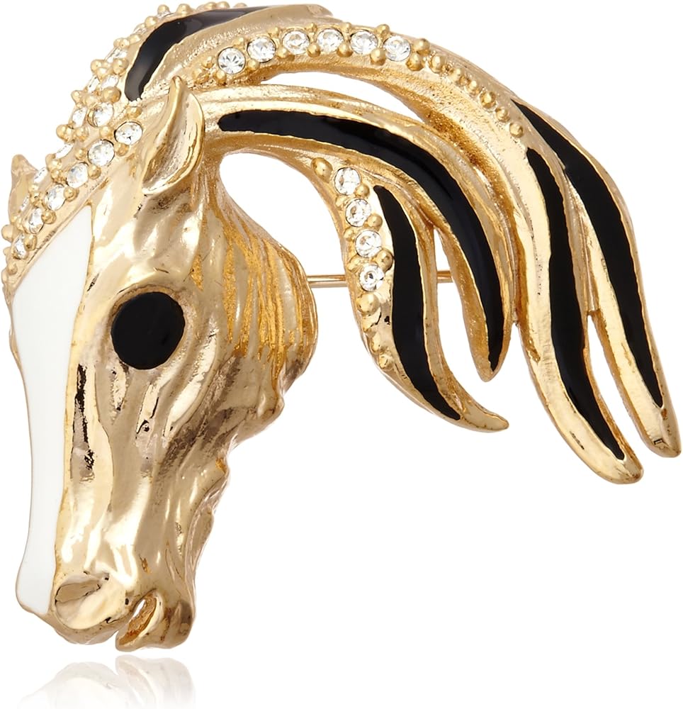 Amazon | [グロッセ] Grosse Brooch 馬 [保証書付] GJ30255 | ブローチ