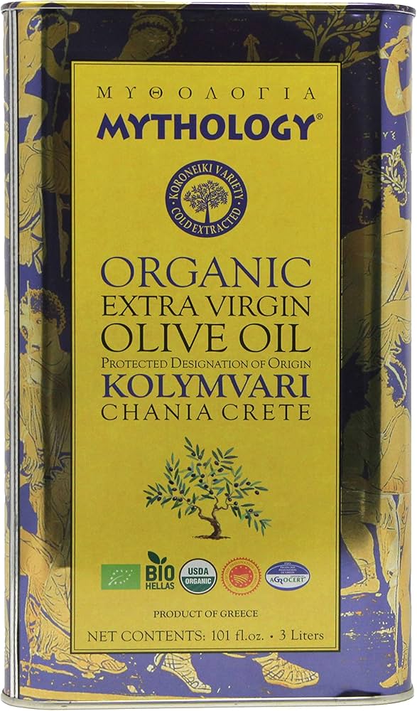 Amazon.com : Mythology Greek Organic Cold Pressed Olive Oil Extra