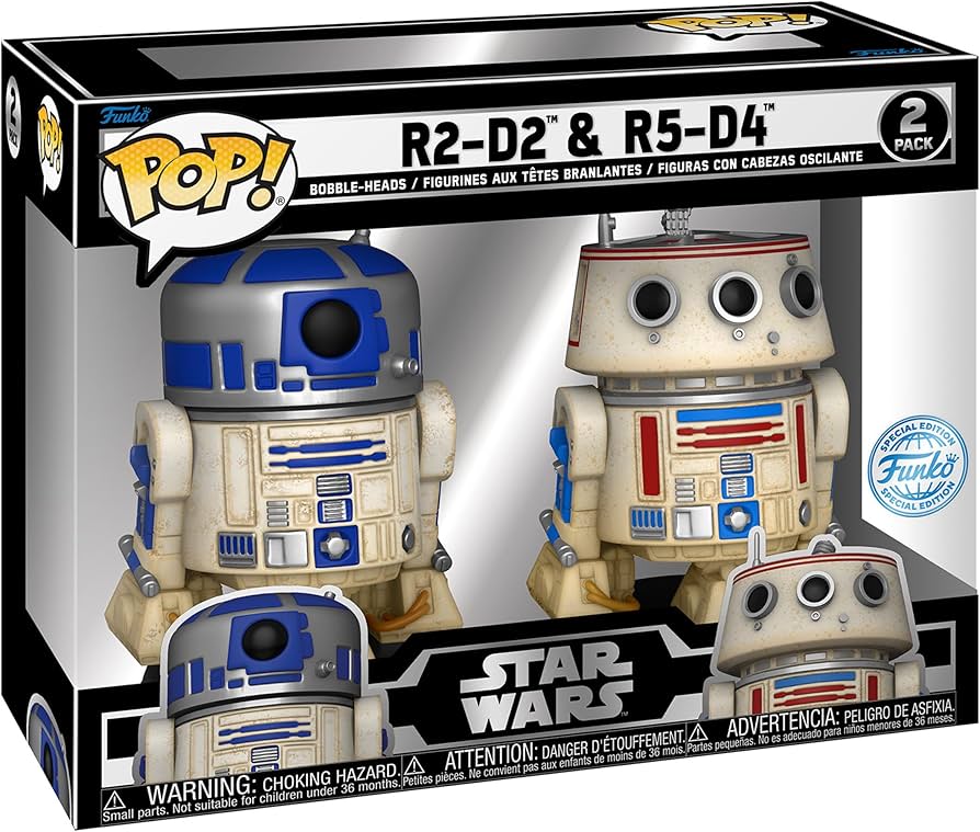 Amazon.co.jp: Funko POP! Star Wars Celebration 2023 R2-D2 and R5