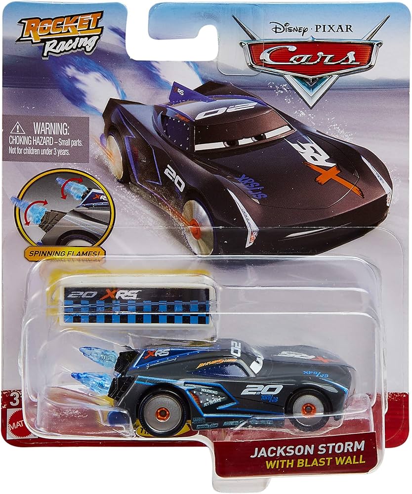 Amazon.com: Mattel Cars XRS Rocket Racers Jackson Storm : Toys & Games