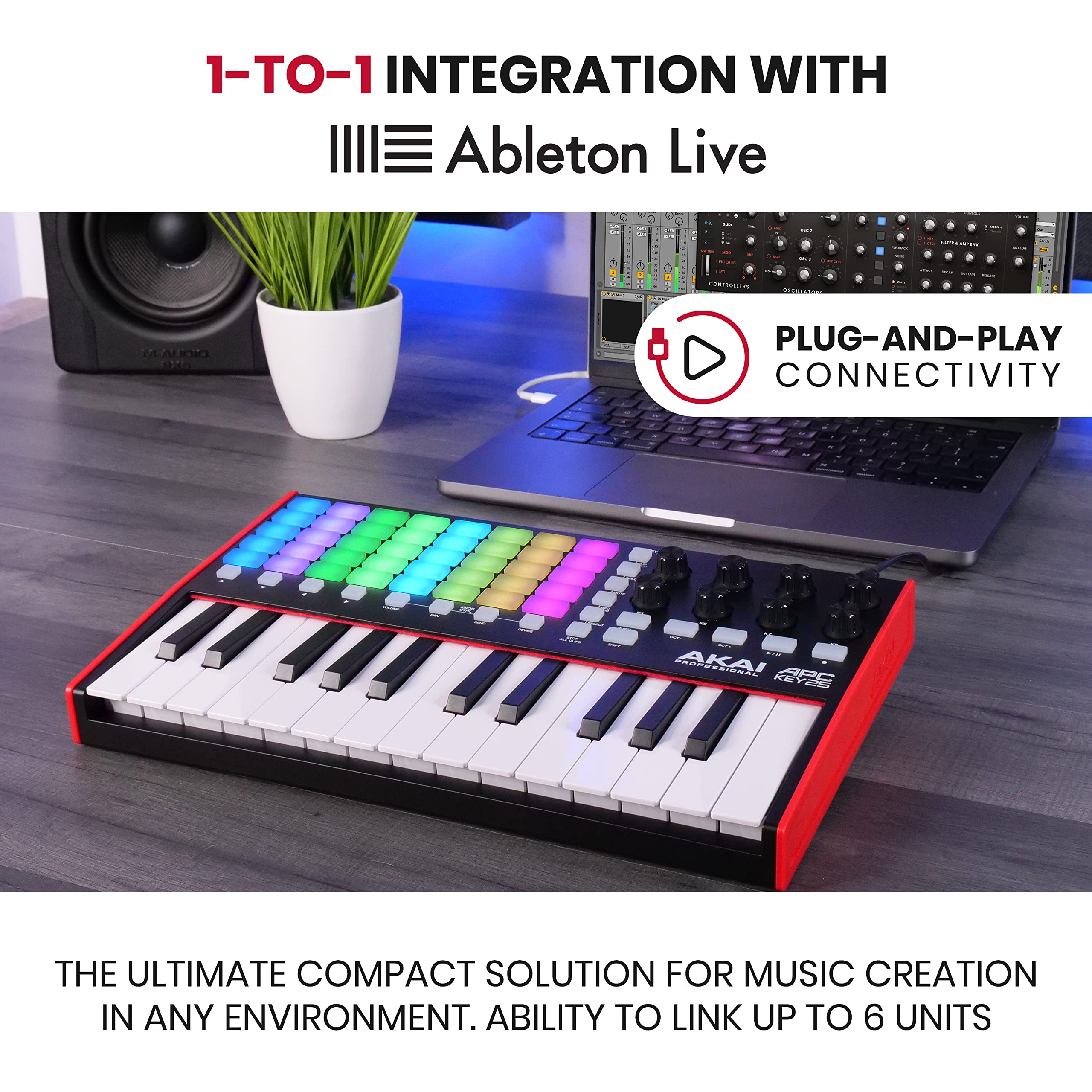 Amazon.com: AKAI Professional APC Mini MK2 - USB MIDI Pad