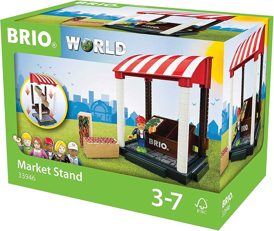 Amazon.co.jp: BRIO ヴィレッジ マーケット 33946 : おもちゃ
