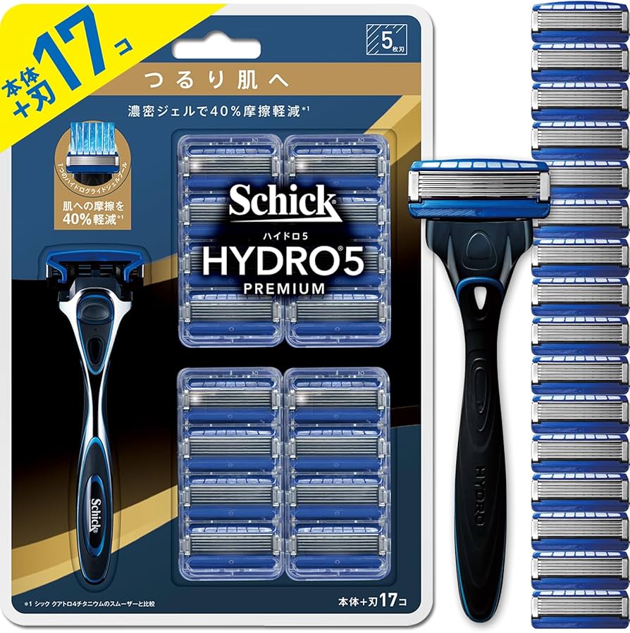 Amazon.co.jp: Schick(シック) ハイドロ5プレミアム つるり肌へ 5枚刃