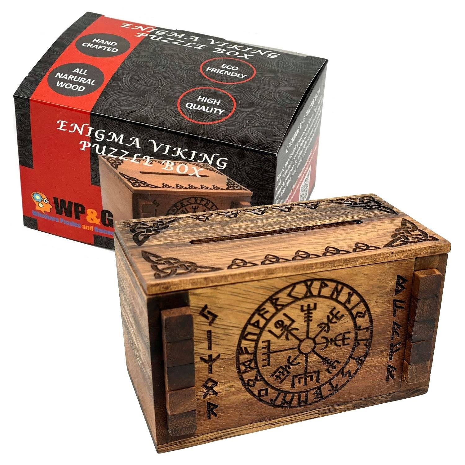 Amazon.com: Enigma Viking Secret Puzzle Box - Money and Gift Card