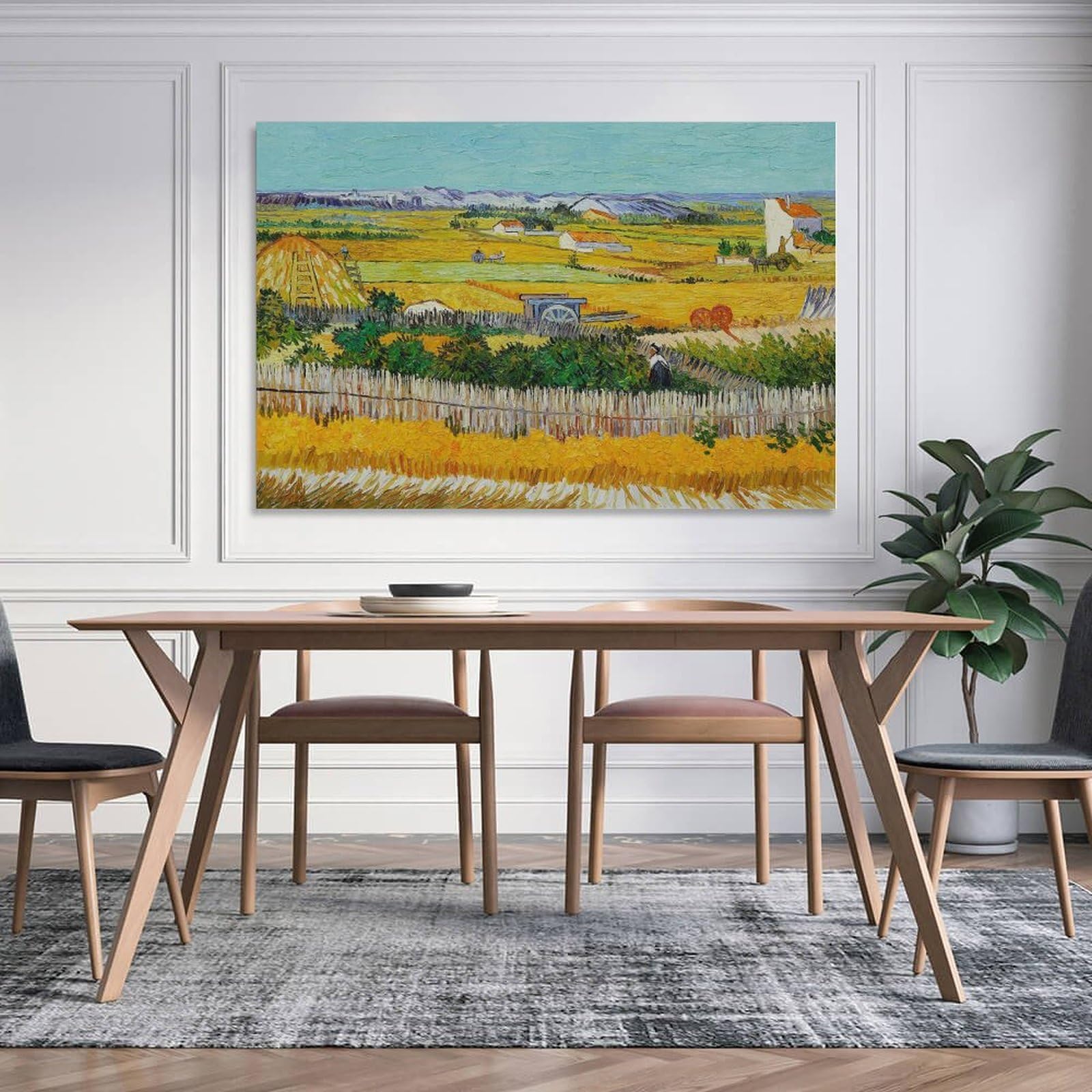 Amazon.co.jp: Vincent Van Goghフィンセント・ファン・ゴッホ《収穫