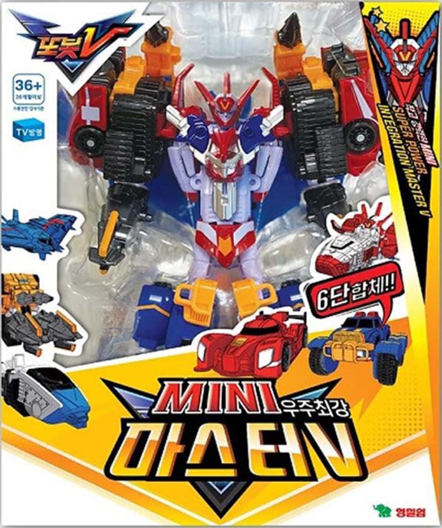 Amazon.co.jp: SSmall YOUNGTOY TOBOT V ミニマスターV 6連動 変形