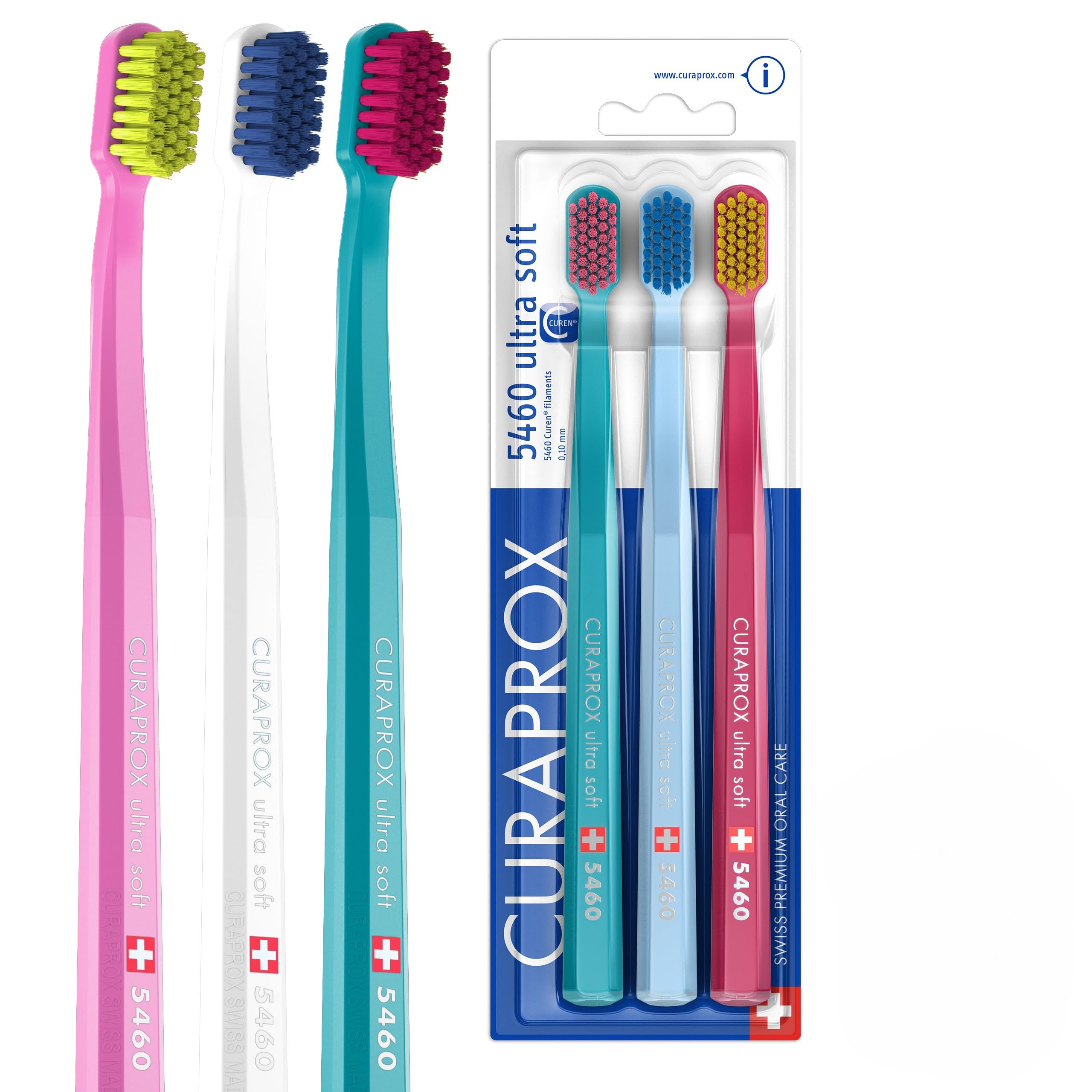 Amazon.com: Curaprox CS 5460 Ultra-Soft Toothbrush – for Sensitive