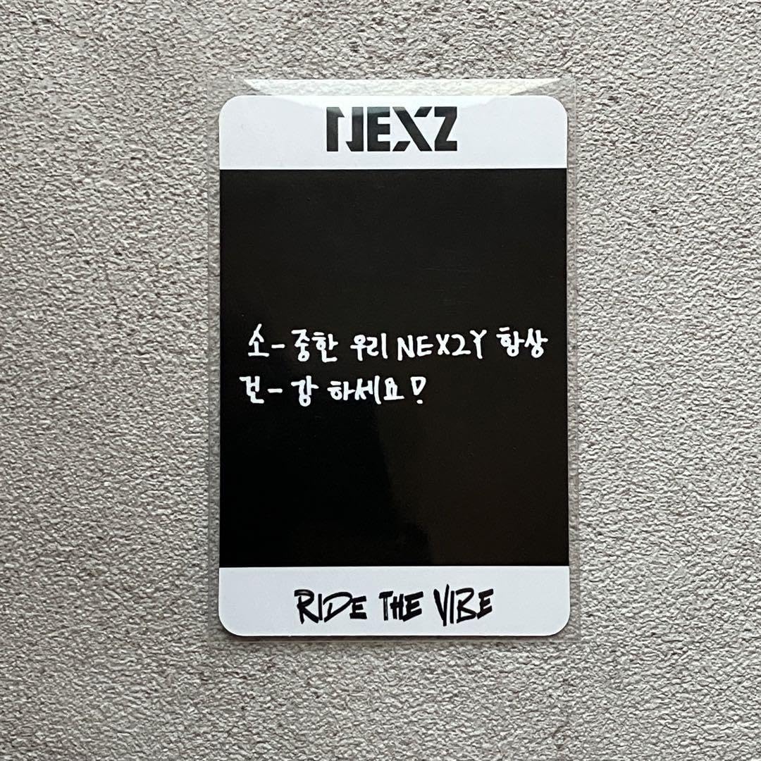 Amazon.co.jp: NEXZ Ride the Vibe 2週目 韓国 サノク ソゴン トレカ