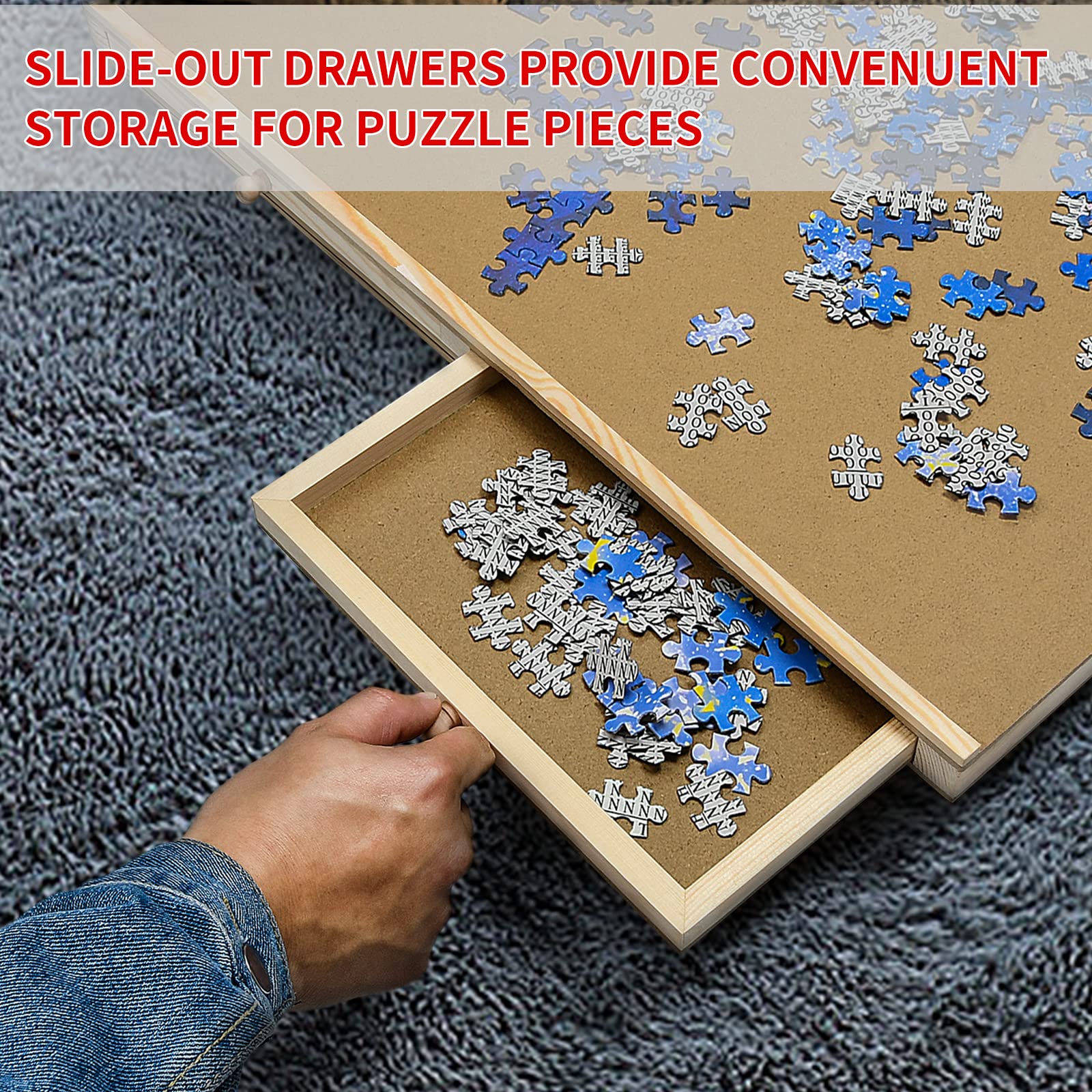 Amazon | 1000ピース パズルテーブル 大人用 ジグソーパズル