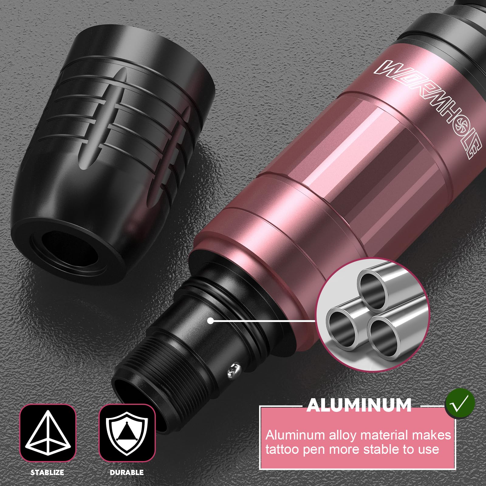 Amazon | ワームホール タトゥーガンキット ワイヤレスタトゥー マシン