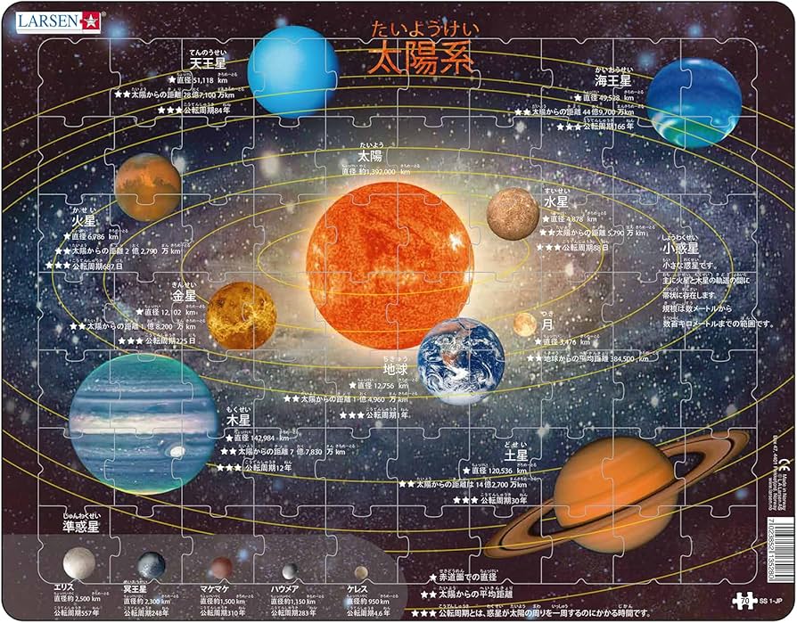 Amazon | ジグゾーパズル 宇宙 太陽系 銀河 星 惑星 天体観測 パズル 6