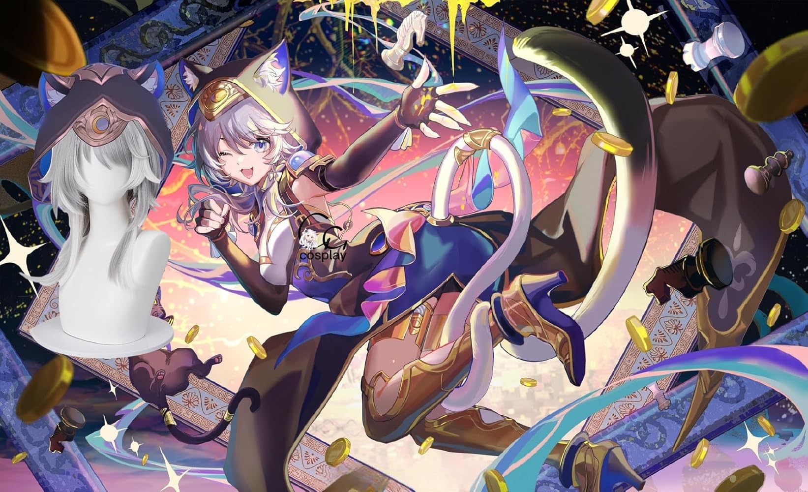 Amazon.co.jp: GGcosplay 崩壊スターレイル サフェル コスプレ衣装