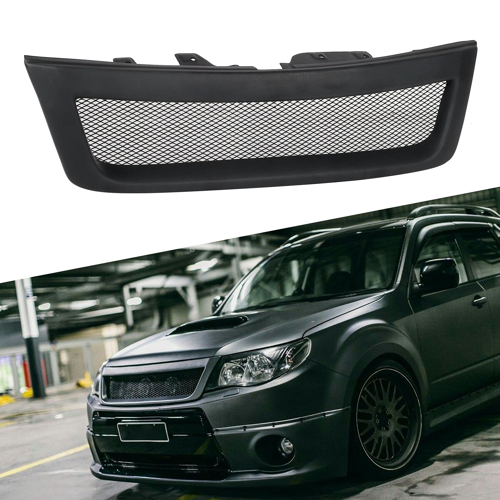 Amazon | XTevu STI スタイル フロント バンパー グリル 交換用 スバル