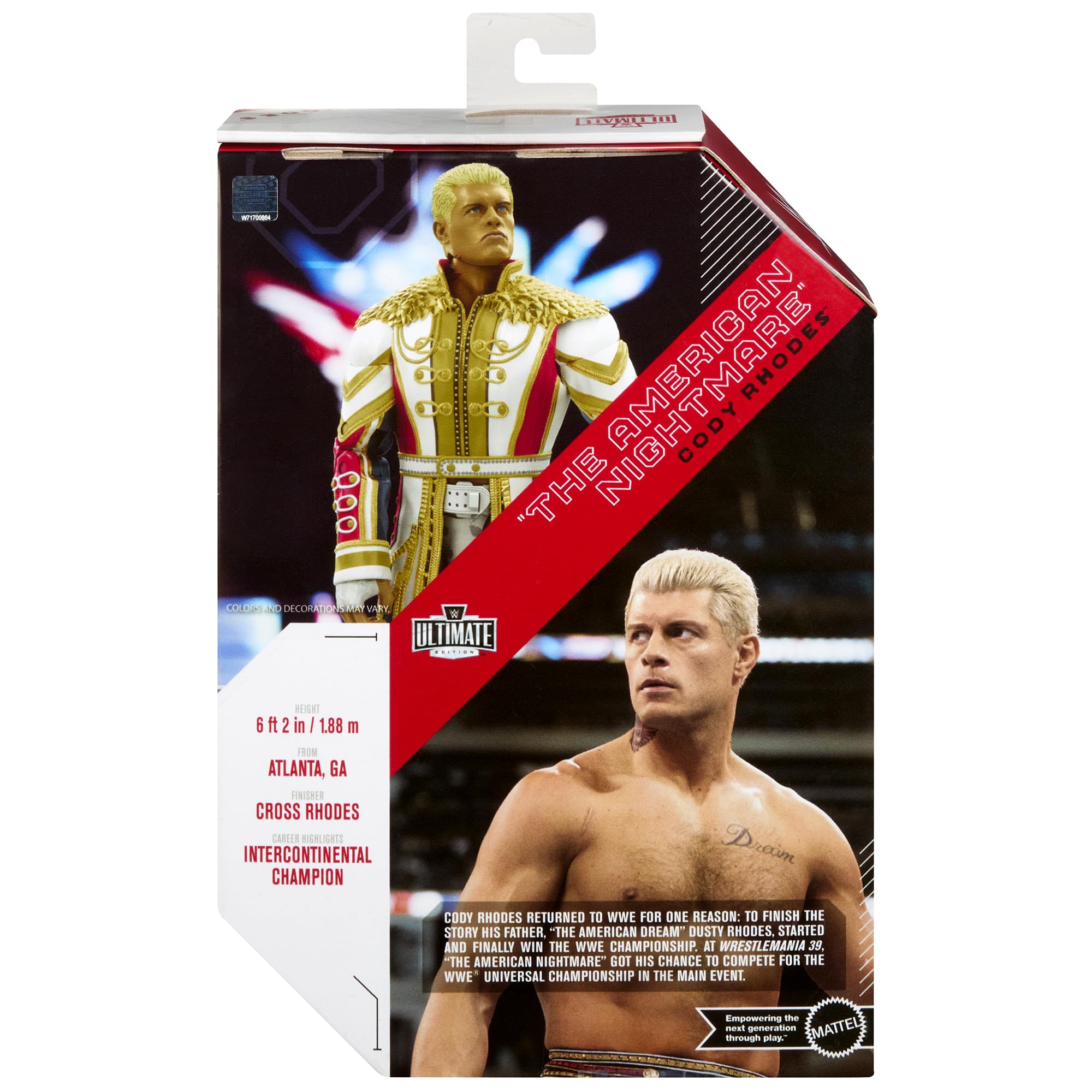 Amazon.co.jp: Cody Rhodes - WWE Ultimate Edition 21 トイレスリング