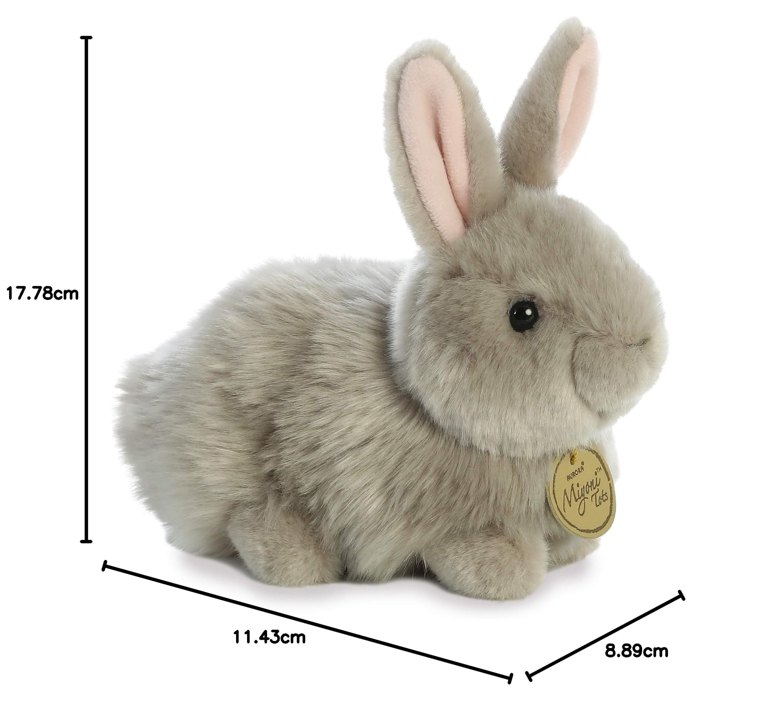 Amazon.co.jp: Aurora® リアル Miyoni® アンゴラ バニー グレー