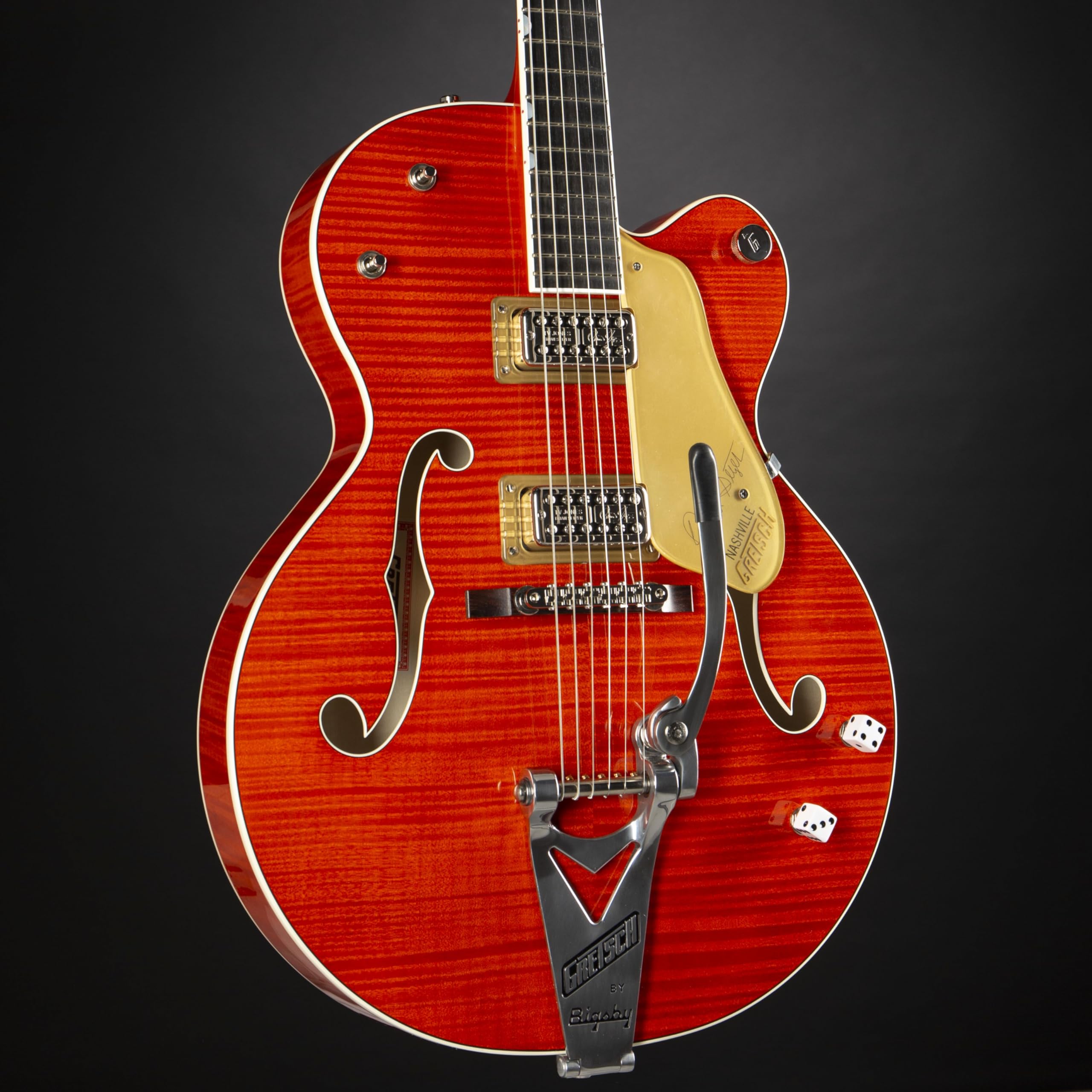 Amazon.com: Gretsch G6120TFM-BSNV Brian Setzer Signature Nashville