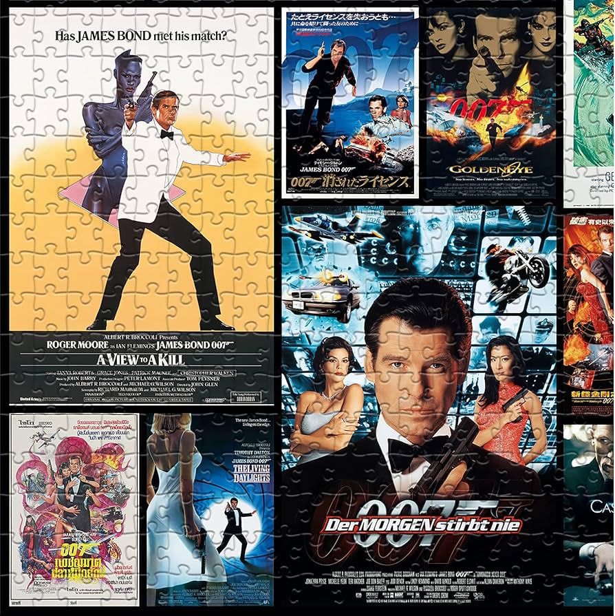 Amazon | 007 James Bond ジェームズ ボンド Movie Poster 1000 piece
