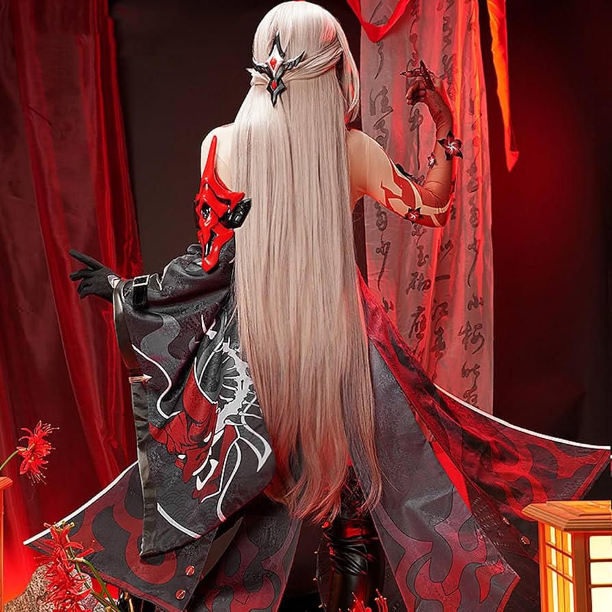 Amazon.co.jp: ウィッグ 追加可 崩壊スターレイル 黄泉 ヨミ コスプレ