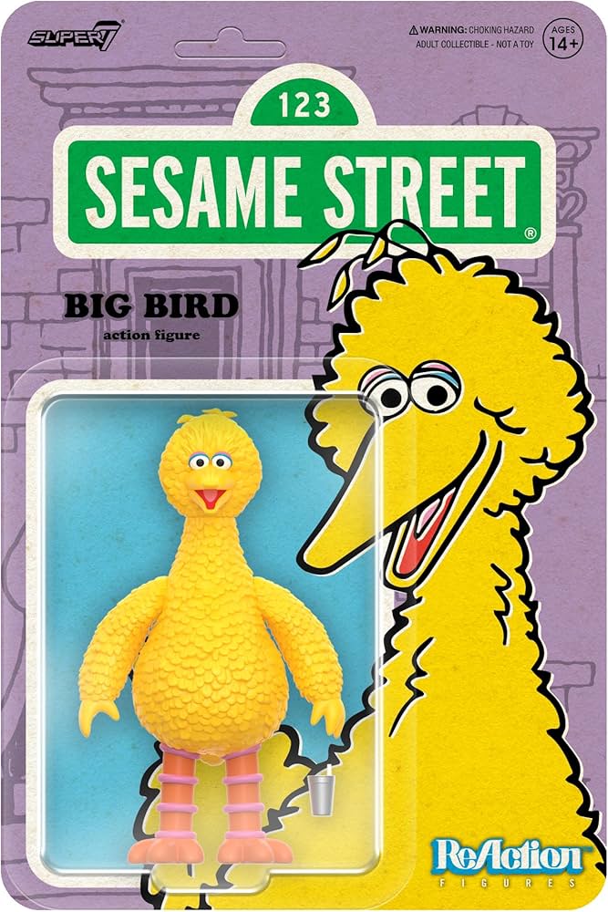 Amazon.com: Super7 Sesame Street Big Bird - 3.75