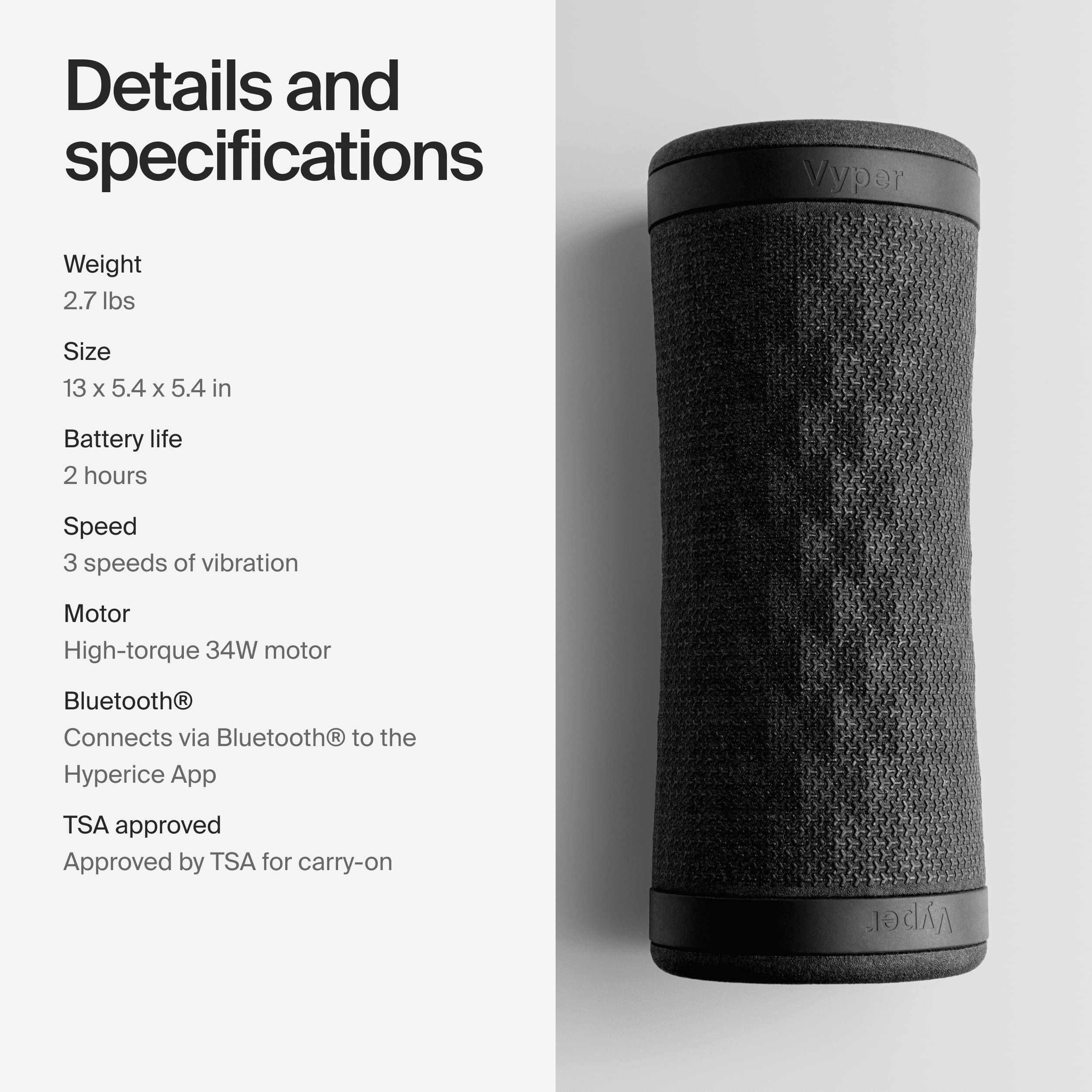 Amazon | Hyperice(ハイパーアイス)公式ストア Vyper 3 バイパー 3