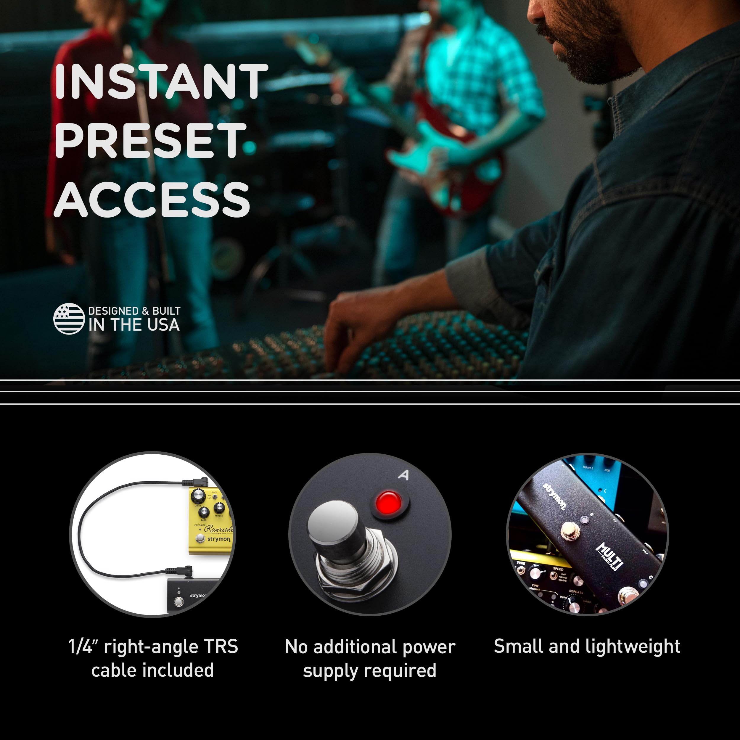 Amazon.com: Strymon MultiSwitch Plus Footswitch for Guitar Effects